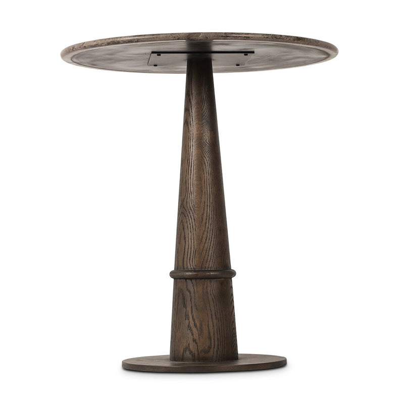 Goetz Bar + Counter Table - Warm Grey Marble