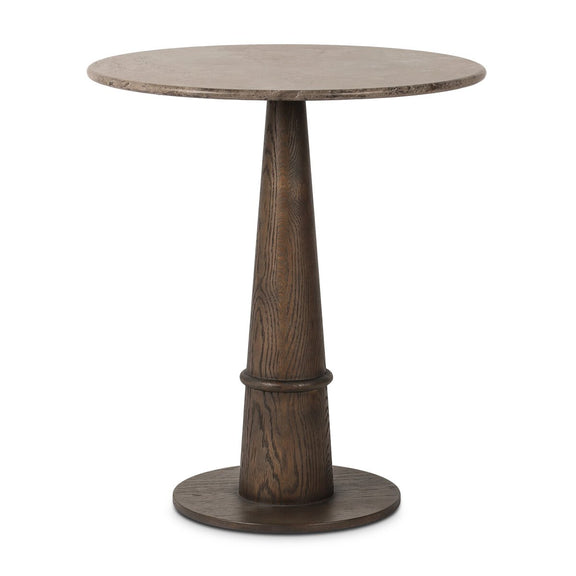Goetz Bar + Counter Table - Warm Grey Marble