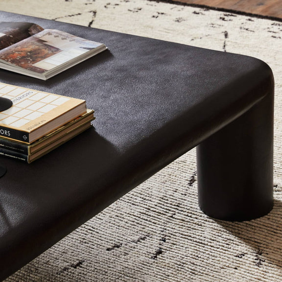 Targon Coffee Table - Bronzed Aluminum