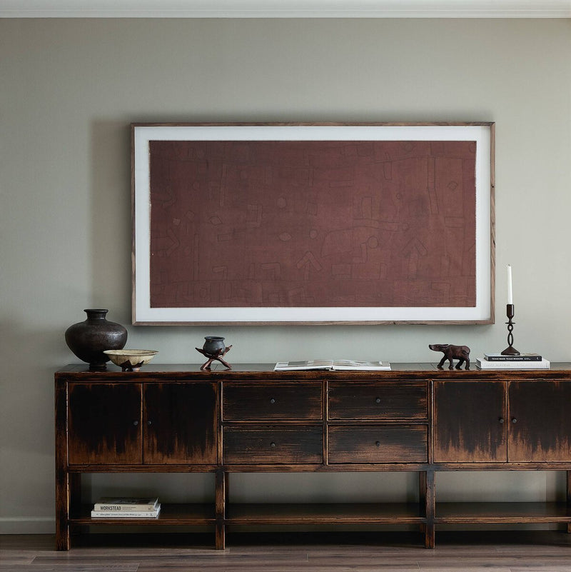 Kuba II by FH Art Studio - Rustic Walnut