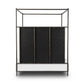 Leigh Canopy Bed - Palm Ecru