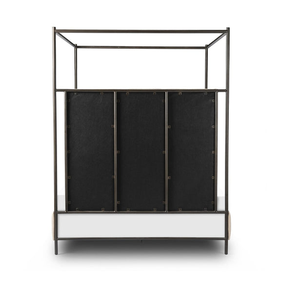 Leigh Canopy Bed - Palm Ecru
