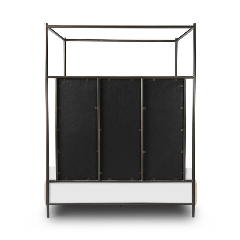 Leigh Canopy Bed - Palm Ecru