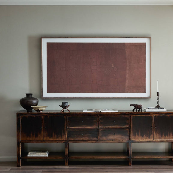 Kuba I by FH Art Studio - Rustic Walnut