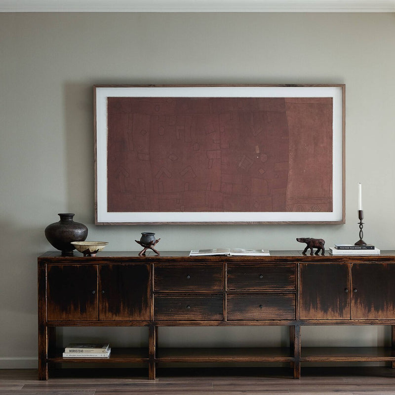 Kuba I by FH Art Studio - Rustic Walnut