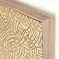 Kuba Diptych by FH Art Studio - Rustic Walnut Floater