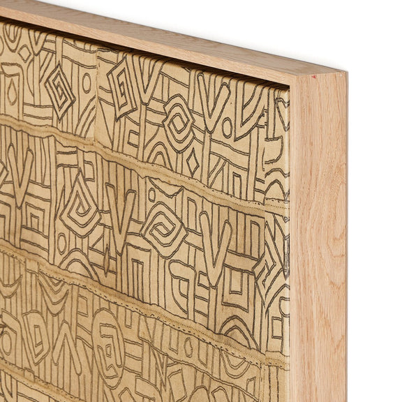 Kuba III by FH Art Studio - White Oak Floater