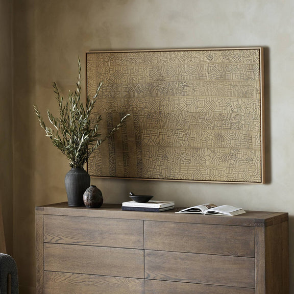 Kuba III by FH Art Studio - White Oak Floater