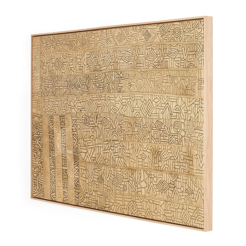 Kuba III by FH Art Studio - White Oak Floater