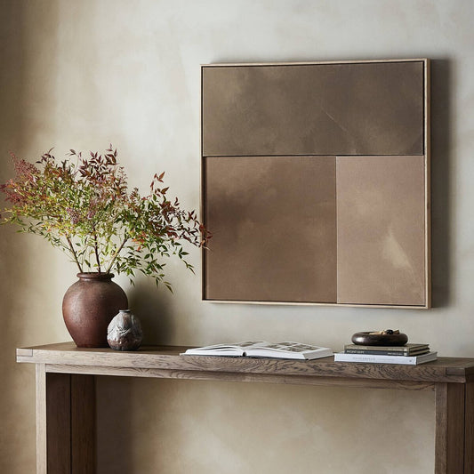 Interlock II by FH Art Studio - White Oak Floater