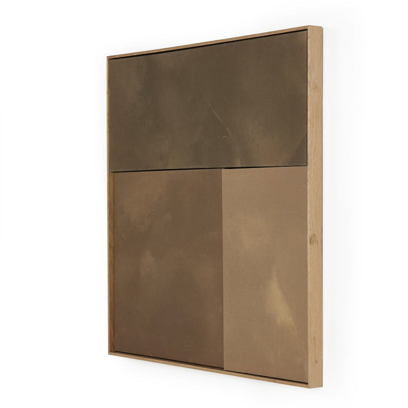 Interlock II by FH Art Studio - White Oak Floater