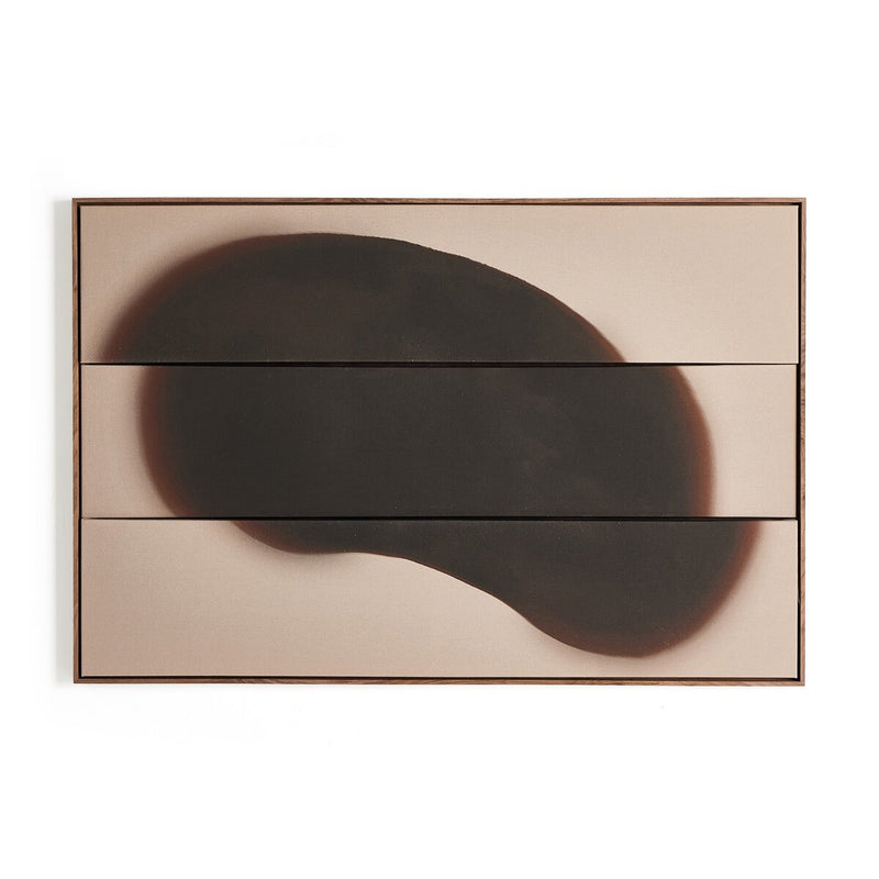 Rift by FH Art Studio - Rustic Walnut Floater
