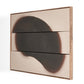 Rift by FH Art Studio - Rustic Walnut Floater