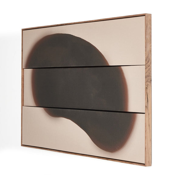 Rift by FH Art Studio - Rustic Walnut Floater