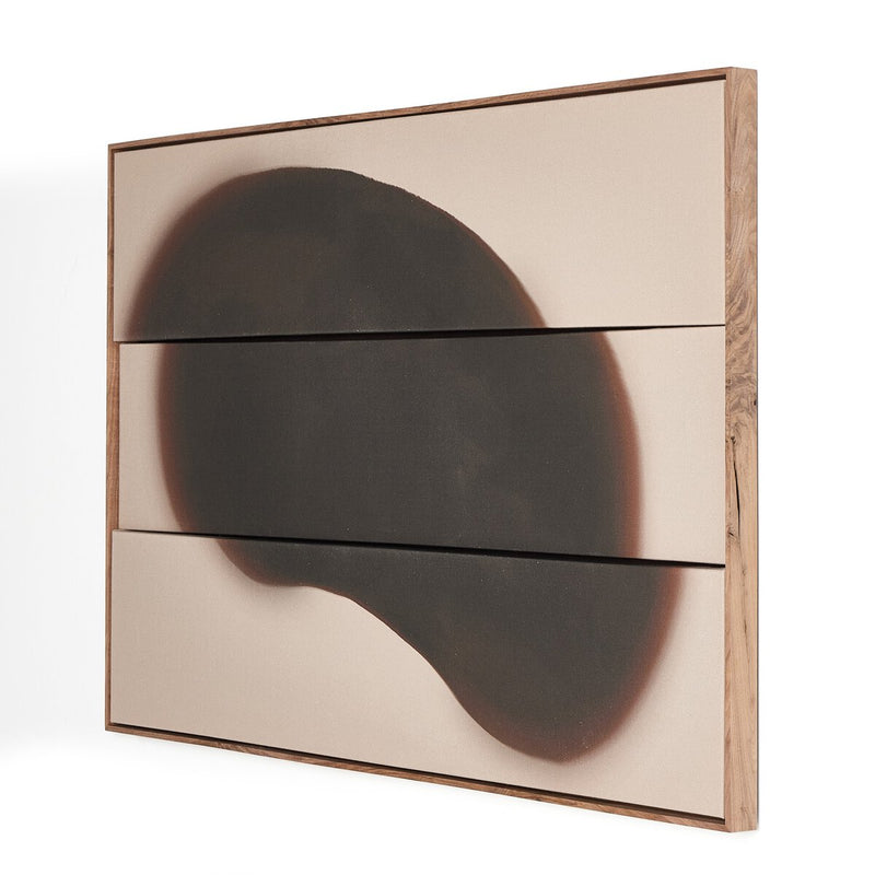 Rift by FH Art Studio - Rustic Walnut Floater