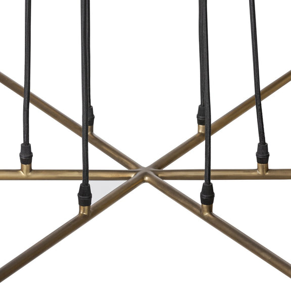 Keller Chandelier - Aged Brass