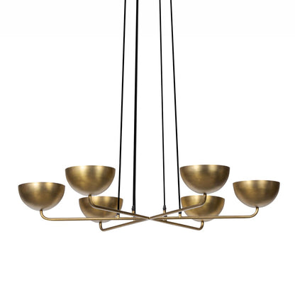 Keller Chandelier - Aged Brass