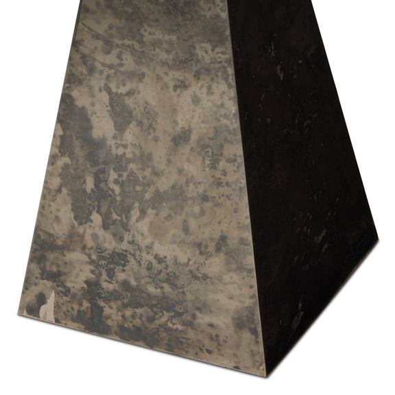 Banner Floor Lamp - Oxidized Brass Steel