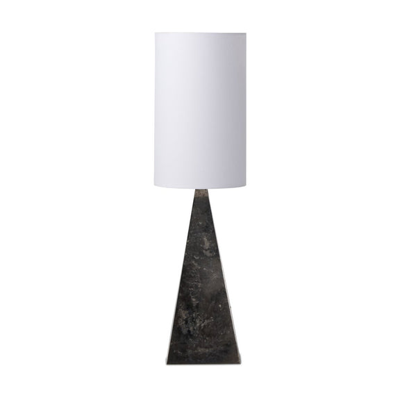 Banner Floor Lamp - Oxidized Brass Steel