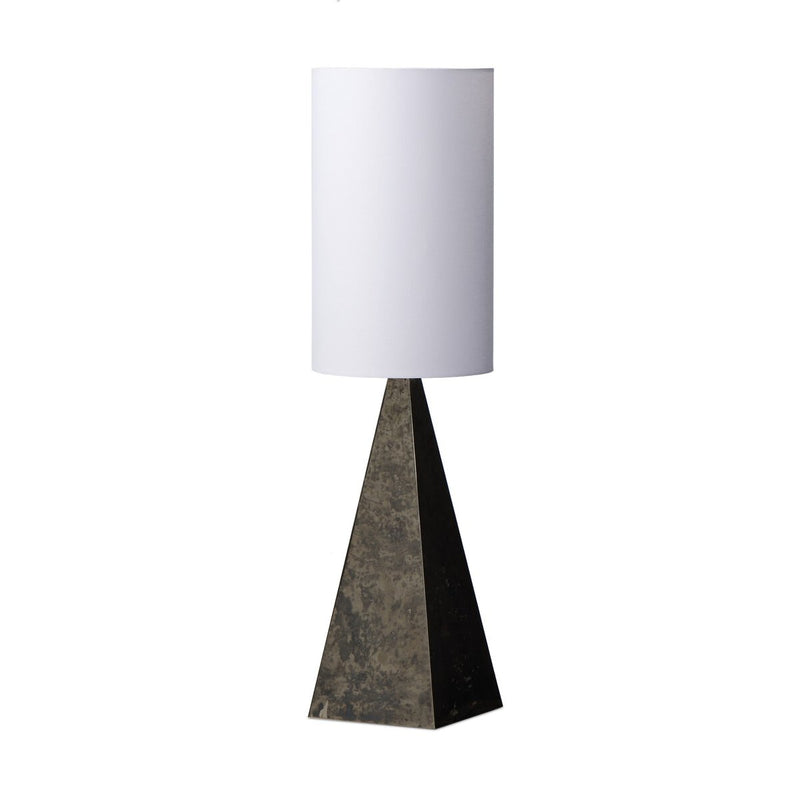 Banner Floor Lamp - Oxidized Brass Steel