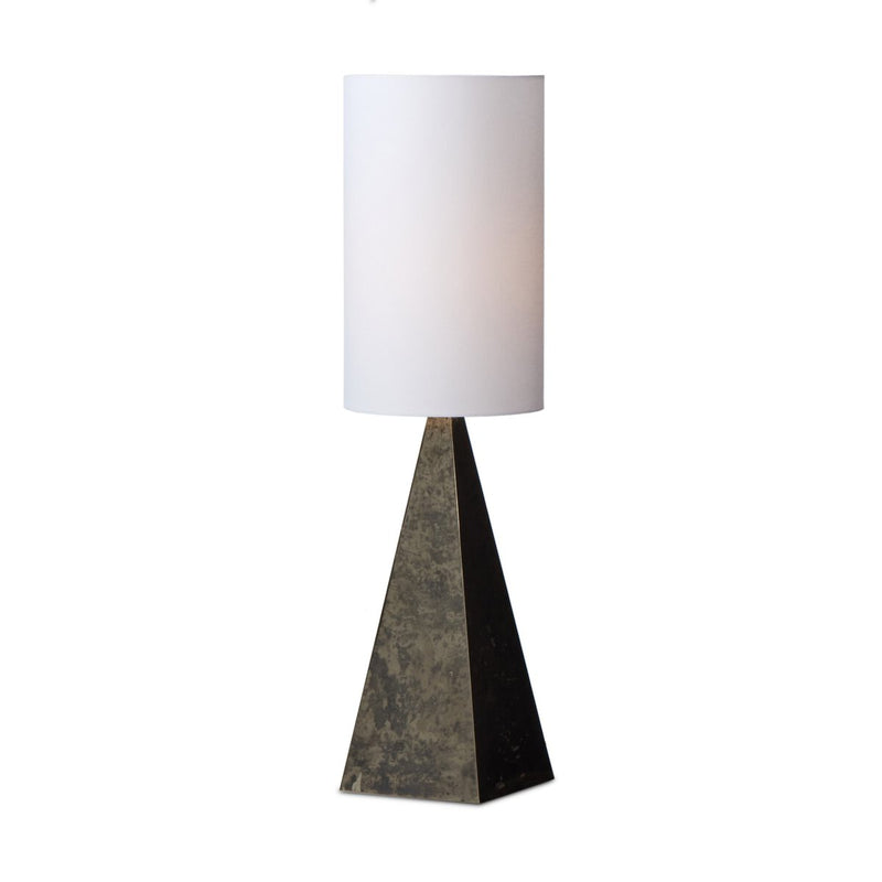 Banner Floor Lamp - Oxidized Brass Steel