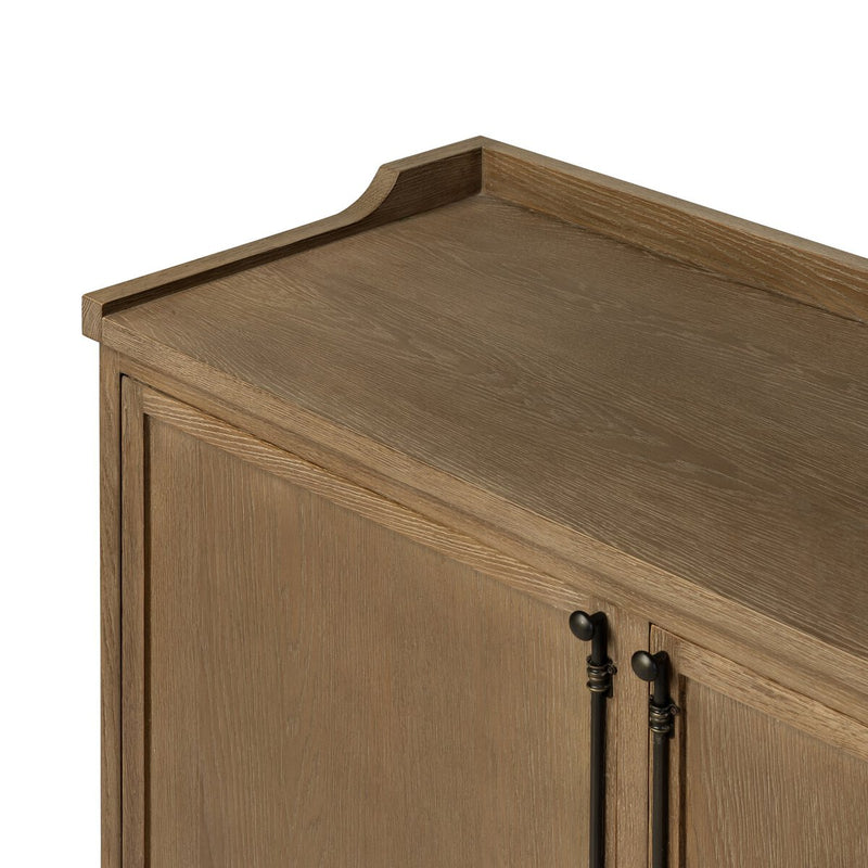 Adley Sideboard - Weathered Washed Oak Veneer