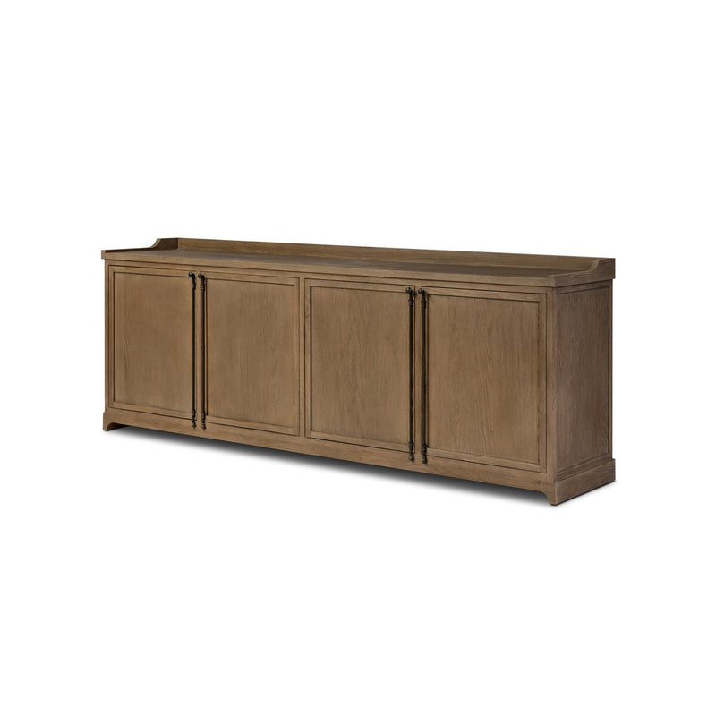 Adley Sideboard - Weathered Washed Oak Veneer
