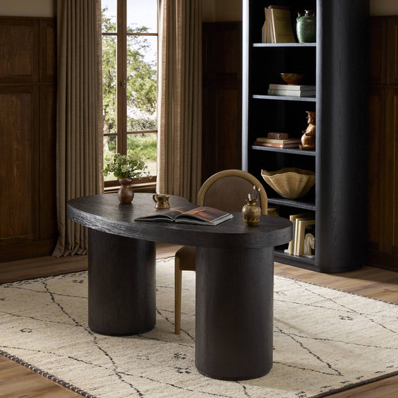 Leeds Desk - Ebony Veneer