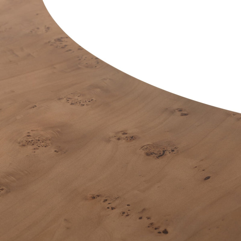 Leeds Desk - Caramel Burl