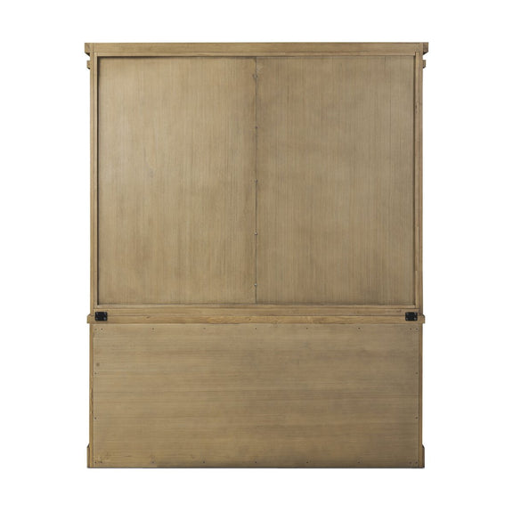 Grand Cabinet - Honey Brown Oak Veneer