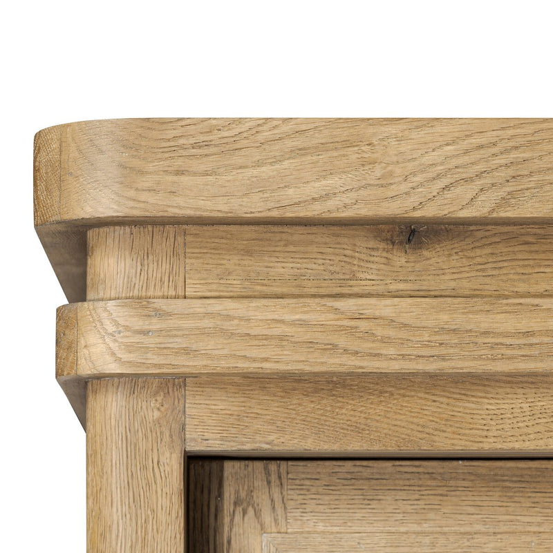 Grand Cabinet - Honey Brown Oak Veneer