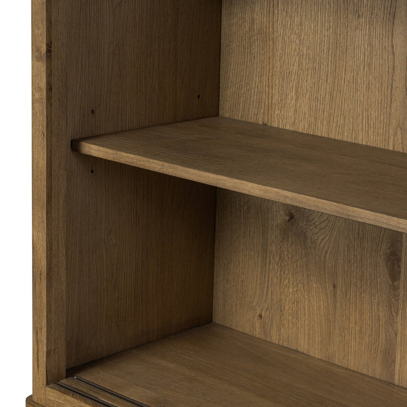 Grand Cabinet - Honey Brown Oak Veneer