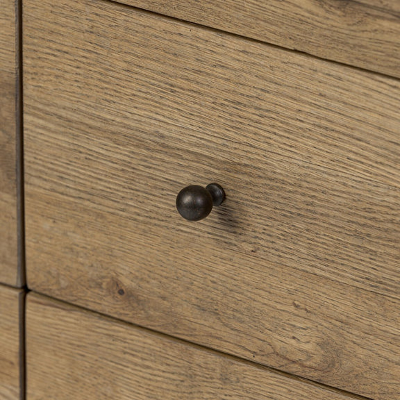 Grand Cabinet - Honey Brown Oak Veneer