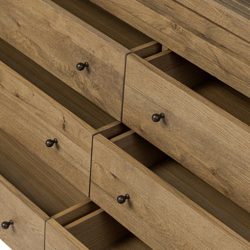 Grand Cabinet - Honey Brown Oak Veneer