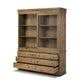 Grand Cabinet - Honey Brown Oak Veneer