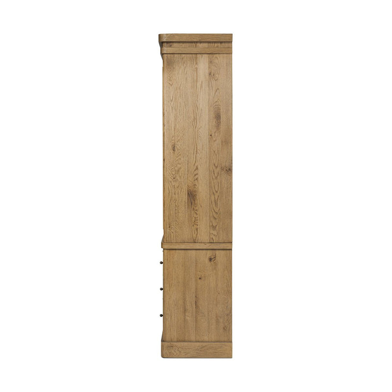 Grand Cabinet - Honey Brown Oak Veneer