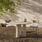 Rye Outdoor Dining Table-48" - Aged White Concrete