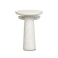 Rye Outdoor Nesting End Tables - Aged White Concrete
