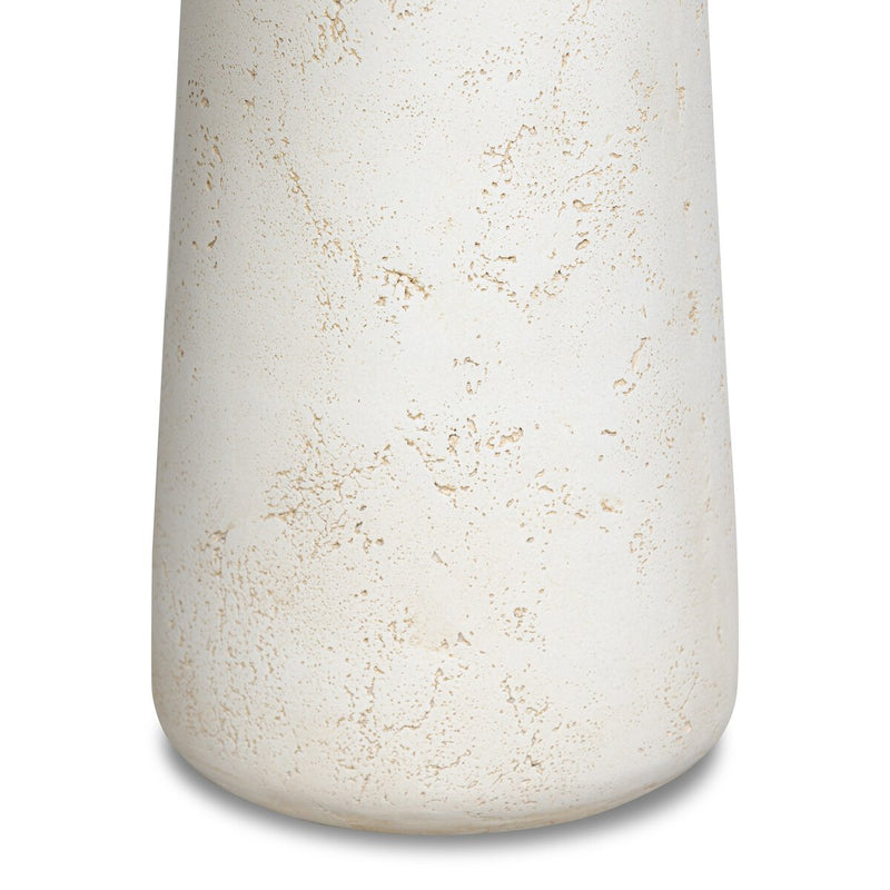 Rye Outdoor Nesting End Tables - Aged White Concrete