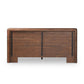 Nigel Bed - Rustic Brown Acacia