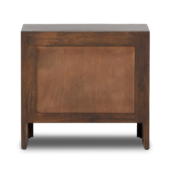 Nigel Nightstand - Rustic Brown Acacia