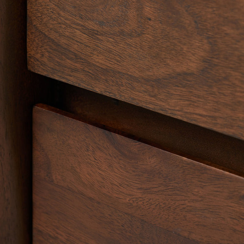 Nigel Nightstand - Rustic Brown Acacia