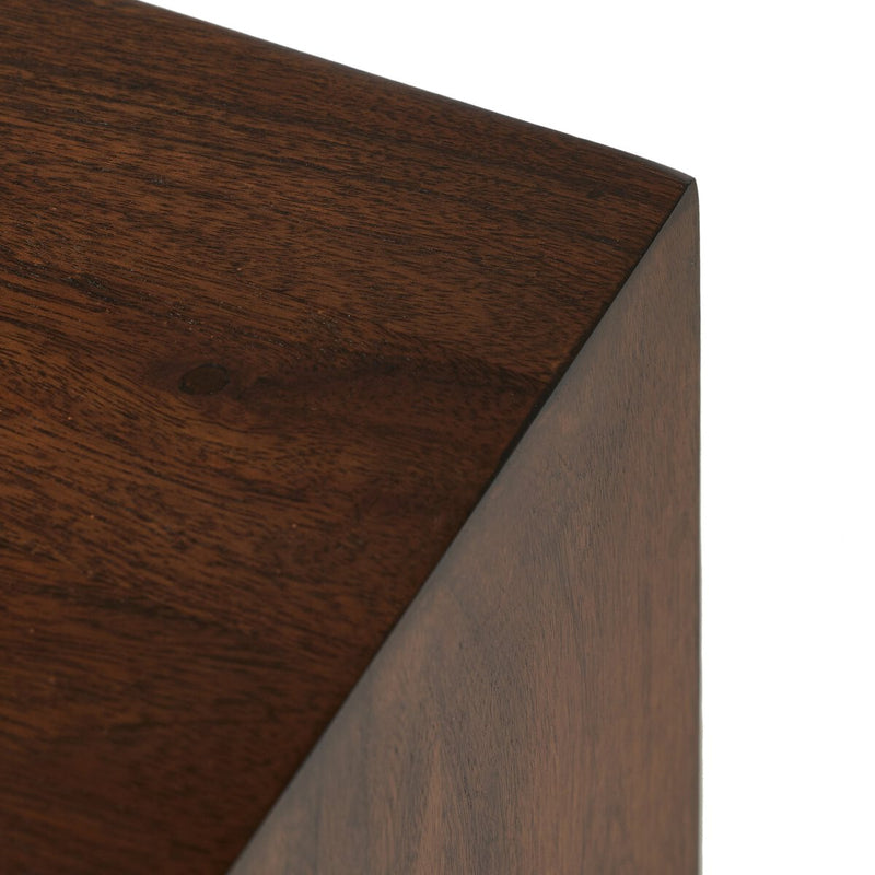 Nigel Nightstand - Rustic Brown Acacia