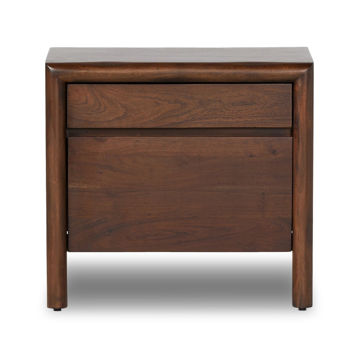 Nigel Nightstand - Rustic Brown Acacia