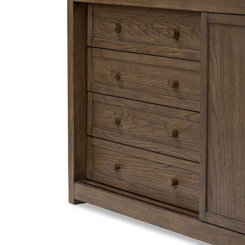 Miko Bookcase - Fawn Oak