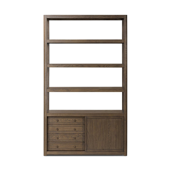 Miko Bookcase - Fawn Oak