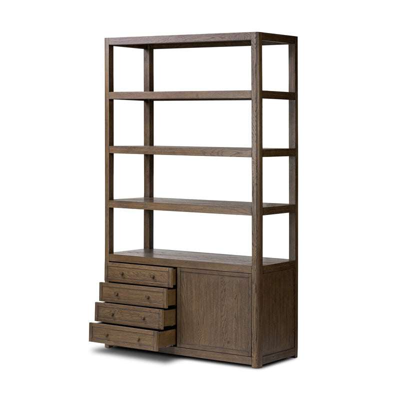 Miko Bookcase - Fawn Oak