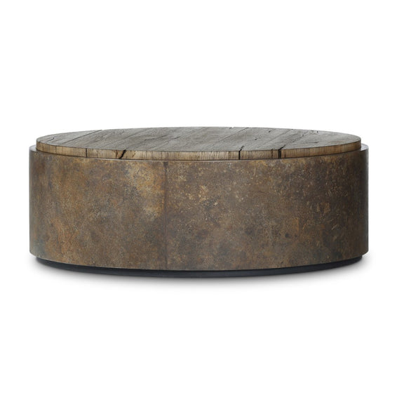 Kipp Coffee Table - Burnt Bleached Oak Resawn