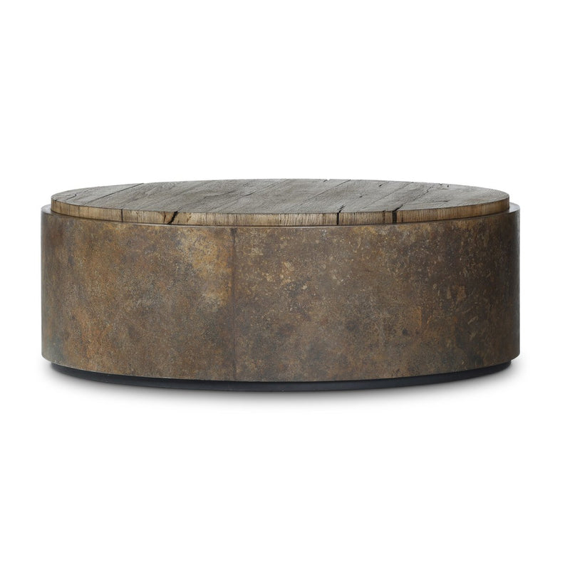 Kipp Coffee Table - Burnt Bleached Oak Resawn