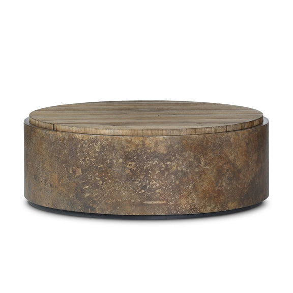 Kipp Coffee Table - Burnt Bleached Oak Resawn